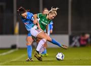12 December 2020; Saoirse Noonan of Cork City in action against Áine O’Gorman of Peamount United during the FAI Women's Senior Cup Final match between Cork City and Peamount United at Tallaght Stadium in Dublin. Photo by Eóin Noonan/Sportsfile