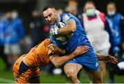 12 December 2020; Dave Kearney of Leinster is tackled by Alex Lozowski of Montpellier during the Heineken Champions Cup Pool A Round 1 match between Montpellier and Leinster at the GGL Stadium in Montpellier, France. Photo by Harry Murphy/Sportsfile