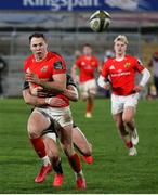 12 December 2020; Sean French of Munster A is tackled during the A Interprovincial Friendly between Ulster A and Munster A at Kingspan Stadium, Ravenhill Park, Belfast, Northern Ireland. Photo by John Dickson/Sportsfile