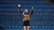 12 December 2020; Claire Phelan of Kilkenny celebrates at the final whistle following the Liberty Insurance All-Ireland Senior Camogie Championship Final match between Galway and Kilkenny at Croke Park in Dublin. Photo by David Fitzgerald/Sportsfile