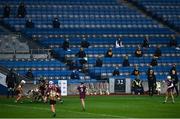 12 December 2020; Kilkenny subs and management look on during the Liberty Insurance All-Ireland Senior Camogie Championship Final match between Galway and Kilkenny at Croke Park in Dublin. Photo by David Fitzgerald/Sportsfile