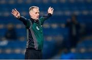 12 December 2020; Referee Owen Elliot signals to a award a penalty, which Denise Gaule of Kilkenny scored a goal from, late in the second half of during the Liberty Insurance All-Ireland Senior Camogie Championship Final match between Galway and Kilkenny at Croke Park in Dublin. Photo by Piaras Ó Mídheach/Sportsfile