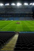 12 December 2020; Kilkenny players stand for Amhrán na bhFiann before the Liberty Insurance All-Ireland Senior Camogie Championship Final match between Galway and Kilkenny at Croke Park in Dublin. Photo by Piaras Ó Mídheach/Sportsfile