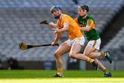 13 December 2020; Gerard Walsh of Antrim in action against Shane Conway of Kerry during the Joe McDonagh Cup Final match between Kerry and Antrim at Croke Park in Dublin. Photo by Ray McManus/Sportsfile