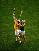 13 December 2020; Niall McKenna of Antrim in action against Jason Diggins of Kerry during the Joe McDonagh Cup Final match between Kerry and Antrim at Croke Park in Dublin. Photo by Daire Brennan/Sportsfile