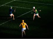 13 December 2020; Mikey Boyle of Kerry scores his side's first goal past Ryan Elliott of Antrim during the Joe McDonagh Cup Final match between Kerry and Antrim at Croke Park in Dublin. Photo by Daire Brennan/Sportsfile