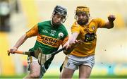13 December 2020; Shane Conway of Kerry in action against Phelim Duffin of Antrim during the Joe McDonagh Cup Final match between Kerry and Antrim at Croke Park in Dublin. Photo by David Fitzgerald/Sportsfile