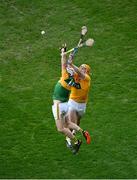 13 December 2020; Mikey Boyle of Kerry in action against Matthew Donnelly of Antrim during the Joe McDonagh Cup Final match between Kerry and Antrim at Croke Park in Dublin. Photo by Daire Brennan/Sportsfile