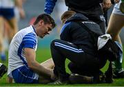 13 December 2020; Tadhg De Búrca of Waterford speaks to Waterford physio Paddy Julian after receiving an injury in the first half during the GAA Hurling All-Ireland Senior Championship Final match between Limerick and Waterford at Croke Park in Dublin. Photo by Piaras Ó Mídheach/Sportsfile