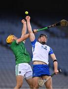 13 December 2020; Tom Morrissey of Limerick in action against Kevin Moran of Waterford during the GAA Hurling All-Ireland Senior Championship Final match between Limerick and Waterford at Croke Park in Dublin. Photo by Brendan Moran/Sportsfile