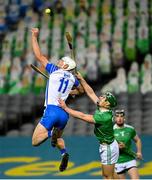 13 December 2020; Neil Montgomery of Waterford in action against Seán Finn of Limerick during the GAA Hurling All-Ireland Senior Championship Final match between Limerick and Waterford at Croke Park in Dublin. Photo by Ramsey Cardy/Sportsfile