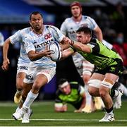 13 December 2020; Kurtley Beale of Racing 92 is tackled by Conor Oliver of Connacht during the Heineken Champions Cup Pool B Round 1 match between Racing 92 and Connacht at La Defense Arena in Paris, France. Photo by Harry Murphy/Sportsfile