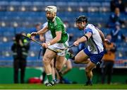 13 December 2020; Cian Lynch of Limerick in action against Kevin Moran of Waterford during the GAA Hurling All-Ireland Senior Championship Final match between Limerick and Waterford at Croke Park in Dublin. Photo by Piaras Ó Mídheach/Sportsfile