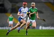 13 December 2020; Calum Lyons of Waterford in action against Cian Lynch of Limerick during the GAA Hurling All-Ireland Senior Championship Final match between Limerick and Waterford at Croke Park in Dublin. Photo by Ramsey Cardy/Sportsfile