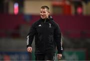 13 December 2020; Harlequins line-out coach Jerry Flannery prior to the Heineken Champions Cup Pool B Round 1 match between Munster and Harlequins at Thomond Park in Limerick. Photo by Seb Daly/Sportsfile