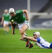 13 December 2020; Pat Ryan of Limerick in action against Shane McNulty of Waterford during the GAA Hurling All-Ireland Senior Championship Final match between Limerick and Waterford at Croke Park in Dublin. Photo by Stephen McCarthy/Sportsfile
