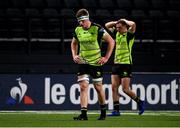 13 December 2020; Cian Prendergast of Connacht reacts during the Heineken Champions Cup Pool B Round 1 match between Racing 92 and Connacht at La Defense Arena in Paris, France. Photo by Harry Murphy/Sportsfile