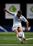 13 December 2020; Teddy Iribaren of Racing 92 kicks a conversion during the Heineken Champions Cup Pool B Round 1 match between Racing 92 and Connacht at La Defense Arena in Paris, France. Photo by Harry Murphy/Sportsfile