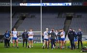13 December 2020; The Waterford team watch the presentation of the cup after the GAA Hurling All-Ireland Senior Championship Final match between Limerick and Waterford at Croke Park in Dublin. Photo by Brendan Moran/Sportsfile