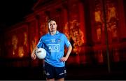 15 December 2020; Dublin captain Sinéad Aherne on Dublin’s Grafton Street ahead of next Sunday’s TG4 All-Ireland Ladies Senior Football Championship Final. The 2020 TG4 All-Ireland Senior Final will be contested by Dublin and Cork at Croke Park in Dublin – throw-in time 3.30m. The game is available to view live on TG4 and worldwide on the TG4 player: http://bit.ly/37oJ7a1 #ProperFan. Photo by David Fitzgerald/Sportsfile