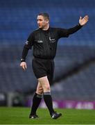 13 December 2020; Referee Fergal Horgan during the GAA Hurling All-Ireland Senior Championship Final match between Limerick and Waterford at Croke Park in Dublin. Photo by Brendan Moran/Sportsfile