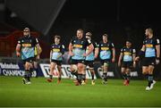 13 December 2020; Harlequins players including Joe Marler, left, and Wilco Louw, centre, dejected during the Heineken Champions Cup Pool B Round 1 match between Munster and Harlequins at Thomond Park in Limerick. Photo by Sam Barnes/Sportsfile