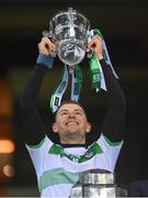 13 December 2020; Limerick goalkeeper Barry Hennessy lifts the Liam MacCarthy Cup following the GAA Hurling All-Ireland Senior Championship Final match between Limerick and Waterford at Croke Park in Dublin. Photo by Ramsey Cardy/Sportsfile