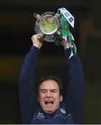 13 December 2020; Limerick team doctor Dr. James Ryan lifts the Liam MacCarthy Cup following the GAA Hurling All-Ireland Senior Championship Final match between Limerick and Waterford at Croke Park in Dublin. Photo by Ramsey Cardy/Sportsfile