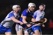 15 December 2020; Sean Ryan of Tipperary in action Paddy Leevy of Waterford during the Bord Gáis Energy Munster GAA Hurling U20 Championship Semi-Final match between Waterford and Tipperary at Fraher Field in Dungarvan, Waterford. Photo by Matt Browne/Sportsfile