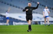 13 December 2020; Referee Fergal Horgan during the GAA Hurling All-Ireland Senior Championship Final match between Limerick and Waterford at Croke Park in Dublin. Photo by Stephen McCarthy/Sportsfile