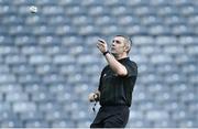13 December 2020; Referee Liam Gordon during the Joe McDonagh Cup Final match between Kerry and Antrim at Croke Park in Dublin. Photo by Piaras Ó Mídheach/Sportsfile