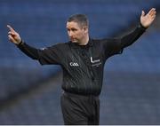 13 December 2020; Referee Fergal Horgan during the GAA Hurling All-Ireland Senior Championship Final match between Limerick and Waterford at Croke Park in Dublin. Photo by Brendan Moran/Sportsfile