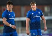 12 December 2020; Charlie Ryan, right, and Dan Sheehan of Leinster A during the A Interprovincial Friendly match between Leinster A and Connacht Eagles at Energia Park in Dublin. Photo by Ramsey Cardy/Sportsfile