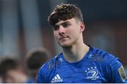 12 December 2020; Max O'Reilly of Leinster A during the A Interprovincial Friendly match between Leinster A and Connacht Eagles at Energia Park in Dublin. Photo by Ramsey Cardy/Sportsfile
