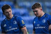 12 December 2020; Jack Boyle, right, and Lee Barron of Leinster A following the A Interprovincial Friendly match between Leinster A and Connacht Eagles at Energia Park in Dublin. Photo by Ramsey Cardy/Sportsfile