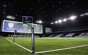 13 December 2020; A general view inside the stadium prior to the Heineken Champions Cup Pool B Round 1 match between Racing 92 and Connacht at La Defense Arena in Paris, France. Photo by Harry Murphy/Sportsfile