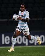 13 December 2020; Virimi Vakatawa of Racing 92 during the Heineken Champions Cup Pool B Round 1 match between Racing 92 and Connacht at La Defense Arena in Paris, France. Photo by Harry Murphy/Sportsfile