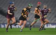 12 December 2020; Collette Dormer of Kilkenny in action against Niamh Hanniffy of Galway during the Liberty Insurance All-Ireland Senior Camogie Championship Final match between Galway and Kilkenny at Croke Park in Dublin. Photo by Piaras Ó Mídheach/Sportsfile