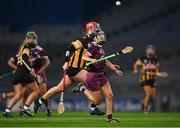 12 December 2020; Aoife Donohue of Galway in action against Kellyann Doyle of Kilkenny during the Liberty Insurance All-Ireland Senior Camogie Championship Final match between Galway and Kilkenny at Croke Park in Dublin. Photo by Piaras Ó Mídheach/Sportsfile