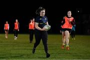 16 December 2020; Karen Moylan in action during a Railway Union RFC Girls 'Give it a Try' training session at Railway Union RFC in Park Avenue, Dublin. Photo by Matt Browne/Sportsfile
