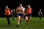 16 December 2020; Sadbh Atkinson in action during a Railway Union RFC Girls 'Give it a Try' training session at Railway Union RFC in Park Avenue, Dublin. Photo by Matt Browne/Sportsfile