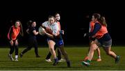 16 December 2020; Sadbh Atkinson in action during a Railway Union RFC Girls 'Give it a Try' training session at Railway Union RFC in Park Avenue, Dublin. Photo by Matt Browne/Sportsfile