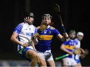 15 December 2020; Iarlaith Daly of Waterford in action against Kian O'Kelly of Tipperary during the Bord Gáis Energy Munster GAA Hurling U20 Championship Semi-Final match between Waterford and Tipperary at Fraher Field in Dungarvan, Waterford. Photo by Matt Browne/Sportsfile