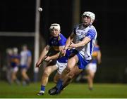 15 December 2020; Rueben Halloran of Waterford during the Bord Gáis Energy Munster GAA Hurling U20 Championship Semi-Final match between Waterford and Tipperary at Fraher Field in Dungarvan, Waterford. Photo by Matt Browne/Sportsfile