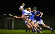 15 December 2020; Paddy Leevy of Waterford in action against Kevin McCarthy of Tipperary during the Bord Gáis Energy Munster GAA Hurling U20 Championship Semi-Final match between Waterford and Tipperary at Fraher Field in Dungarvan, Waterford. Photo by Matt Browne/Sportsfile