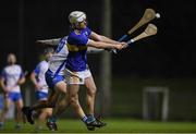 15 December 2020; Johnny Ryan of Tipperary in action against Cormac Power of Waterford during the Bord Gáis Energy Munster GAA Hurling U20 Championship Semi-Final match between Waterford and Tipperary at Fraher Field in Dungarvan, Waterford. Photo by Matt Browne/Sportsfile