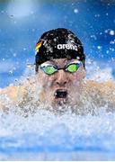 17 December 2020; Paddy Johnston of Ards Swimming Club competing in the 50m butterfly event during day 1 of the Irish Winter Meet at Sport Ireland National Aquatic Centre in the Sport Ireland Campus, Dublin. Photo by Eóin Noonan/Sportsfile