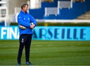 18 December 2020; Head coach Leo Cullen during the Leinster Rugby Captains Run at the RDS Arena in Dublin. Photo by Ramsey Cardy/Sportsfile