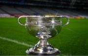 17 December 2020; (EDITOR'S NOTE: This image was created using a starburst filter) The Sam Maguire Cup ahead of the GAA Football All-Ireland Senior Championship Final between Dublin and Mayo at Croke Park in Dublin. Photo by Brendan Moran/Sportsfile