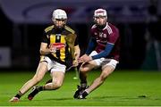 18 December 2020; Cian Kenny of Kilkenny in action against Donal O'Shea of Galway during the Bord Gáis Energy Leinster Under 20 Hurling Championship Semi-Final match between Kilkenny and Galway at MW Hire O'Moore Park in Portlaoise, Laois. Photo by Piaras Ó Mídheach/Sportsfile